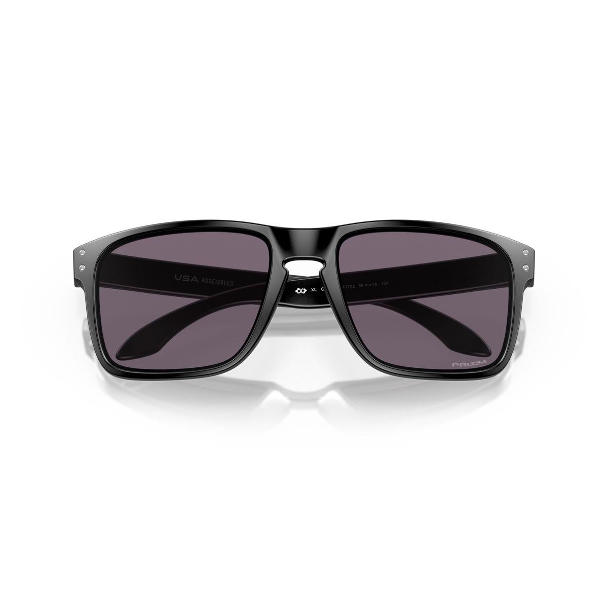Oakley Holbrook XL Sunglasses Matte Black Frame with Prizm Grey Lenses - Model 0OO9417 941722 for Men - Perfect for Running, Driving & Outdoor Sports