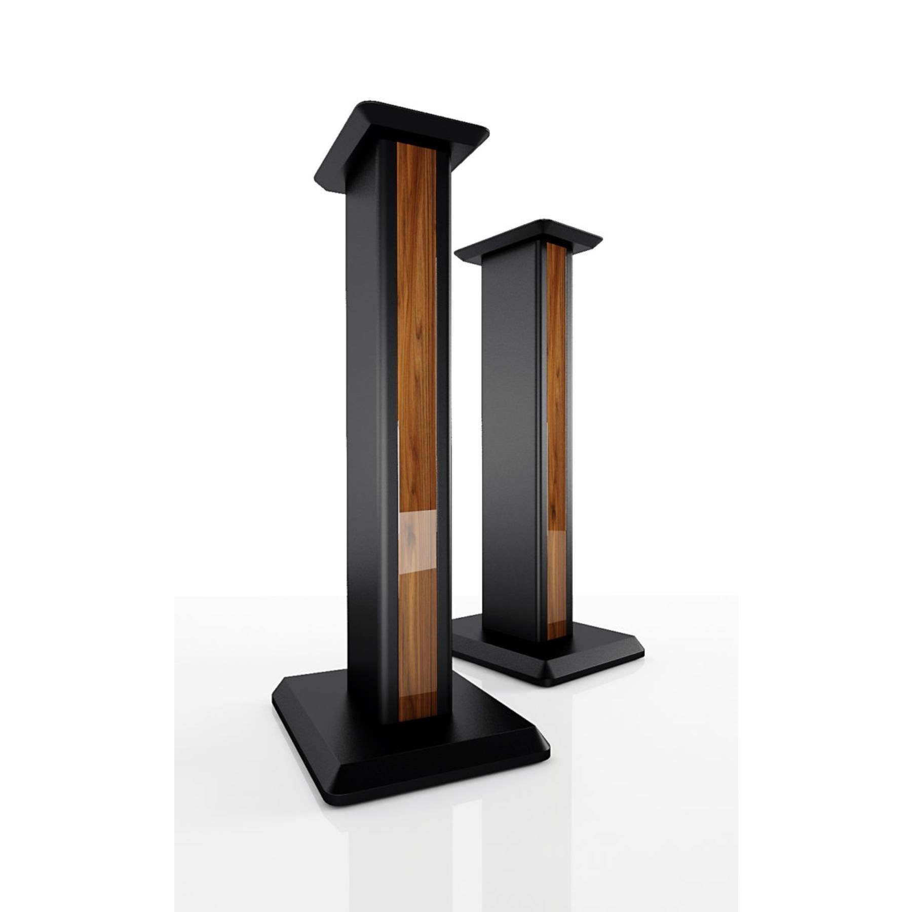 Premium Acoustic Energy Reference Speaker Stand - Piano Walnut Finish for AE1 Active Series | High-Quality Audio Equipment for Home Theater & Music Listening