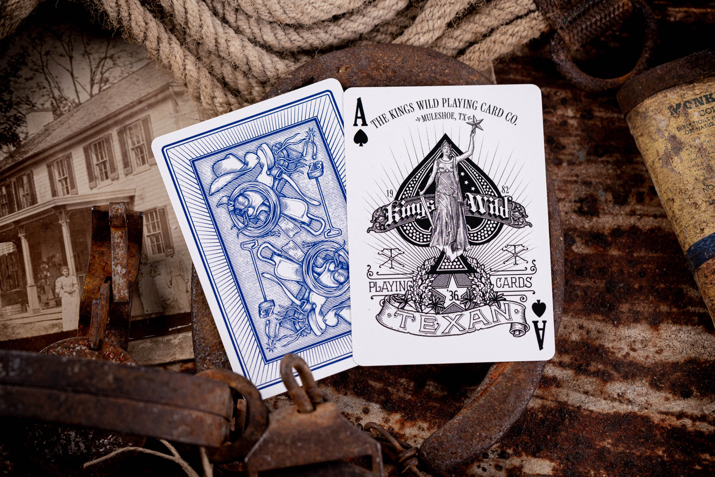 Premium TEXAN '36 Luxury Playing Cards - Elegant Deck for Poker, Blackjack, and Casino Games - Perfect for Game Nights, Gifts, and Collectors