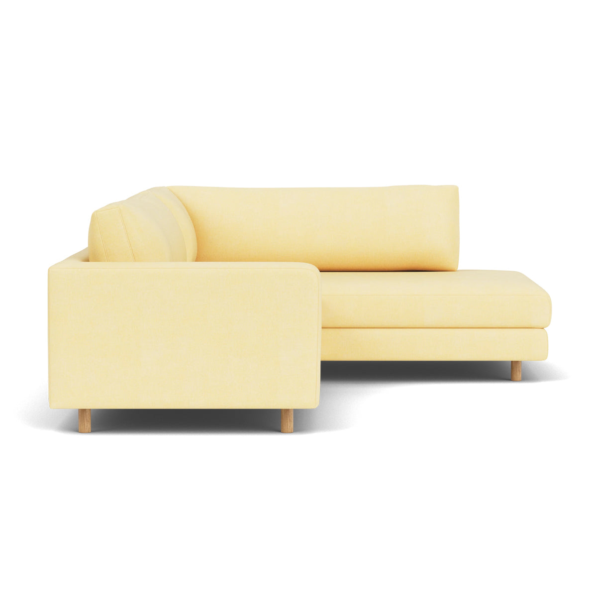 Douglas Fabric Right Corner Sofa - Modern L-Shaped Sectional Couch for Living Room, Small Spaces & Apartments | Comfortable Upholstered Furniture for Family Gatherings & Movie Nights