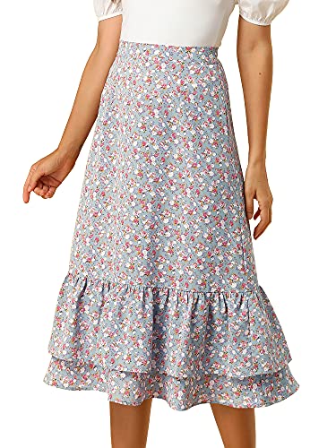 Blue Grey-floral