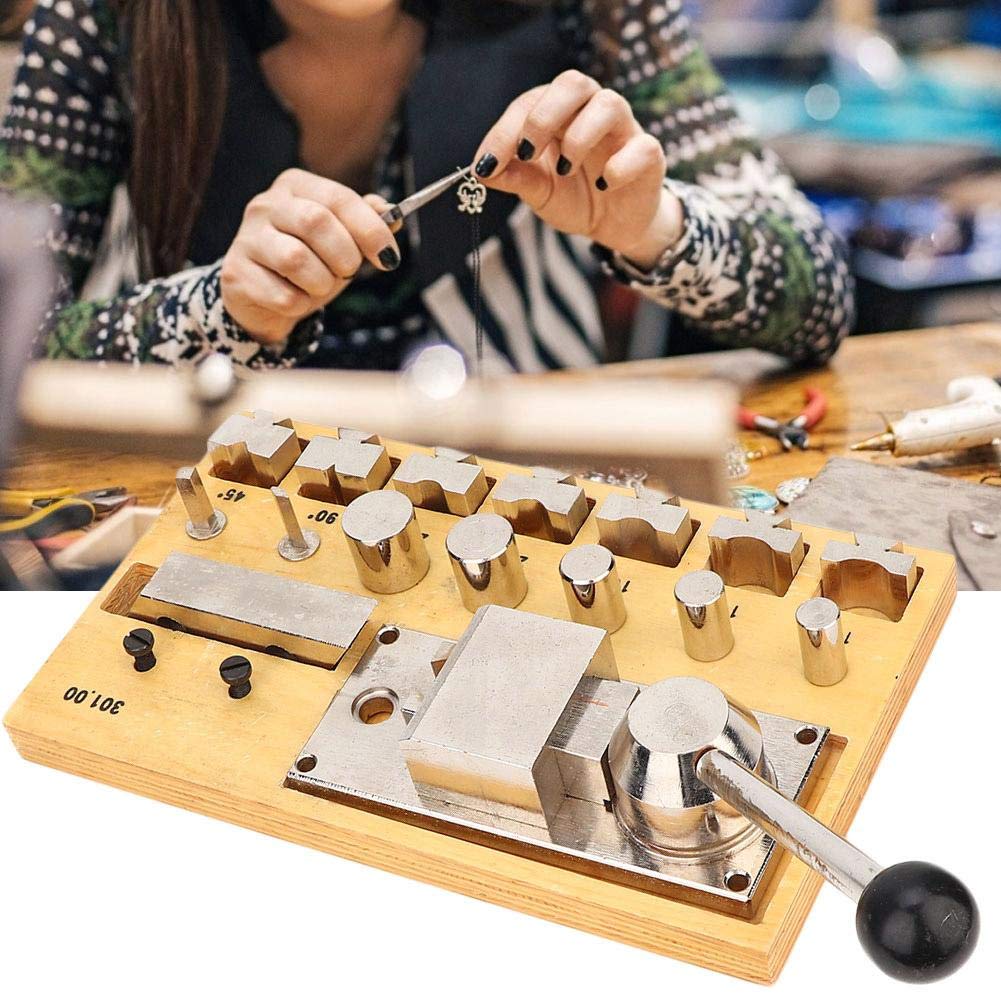 Professional Jewelry Ring Bending Tool Set - Portable Manual Ring & Earring Bender Maker with Wear-resistant Design - Perfect for Jewelry Making, DIY Crafts, and Small Business Jewelry Repair