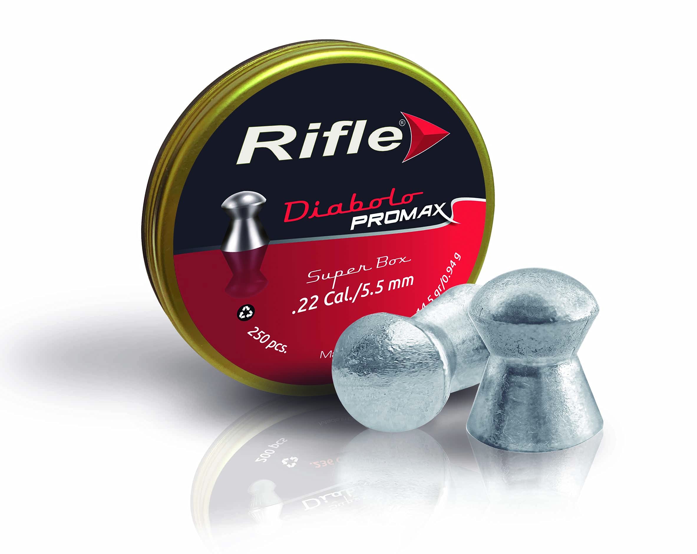 Premium .22 Caliber Airgun Pellets - Diabolo Promax 14.50 Grain (250 Count) | High Accuracy Pellets for Target Shooting & Small Game Hunting | Perfect for Air Rifles & Pistols