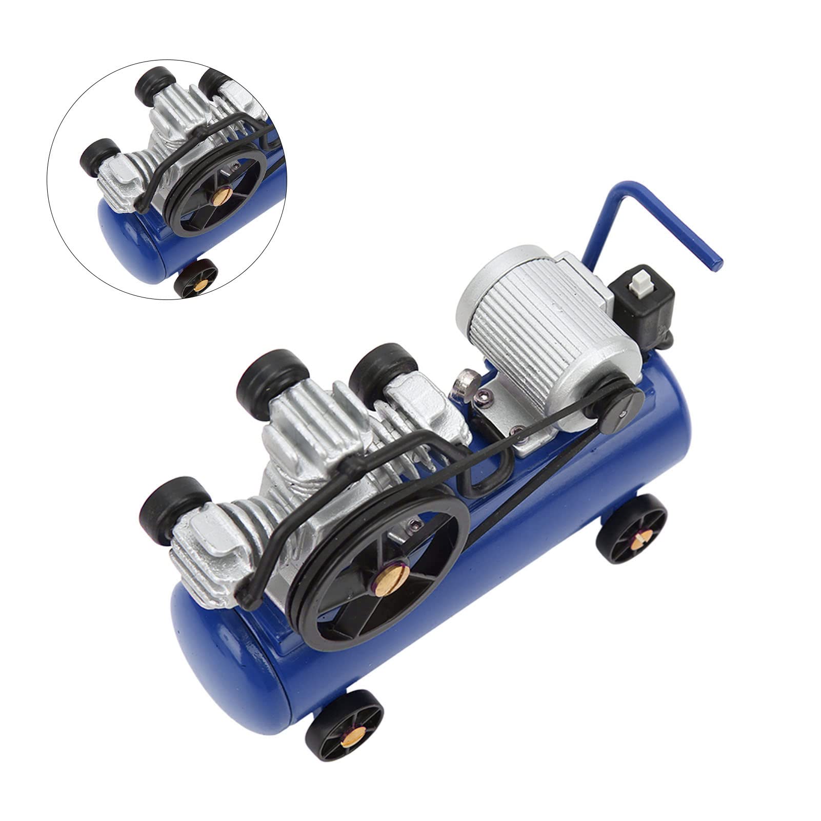 1/10 Scale RC Simulation Air Compressor Accessories - Mini Compressor Parts for Remote Control Crawler Cars | Perfect for Off-Road RC Vehicle Decor & DIY Upgrades