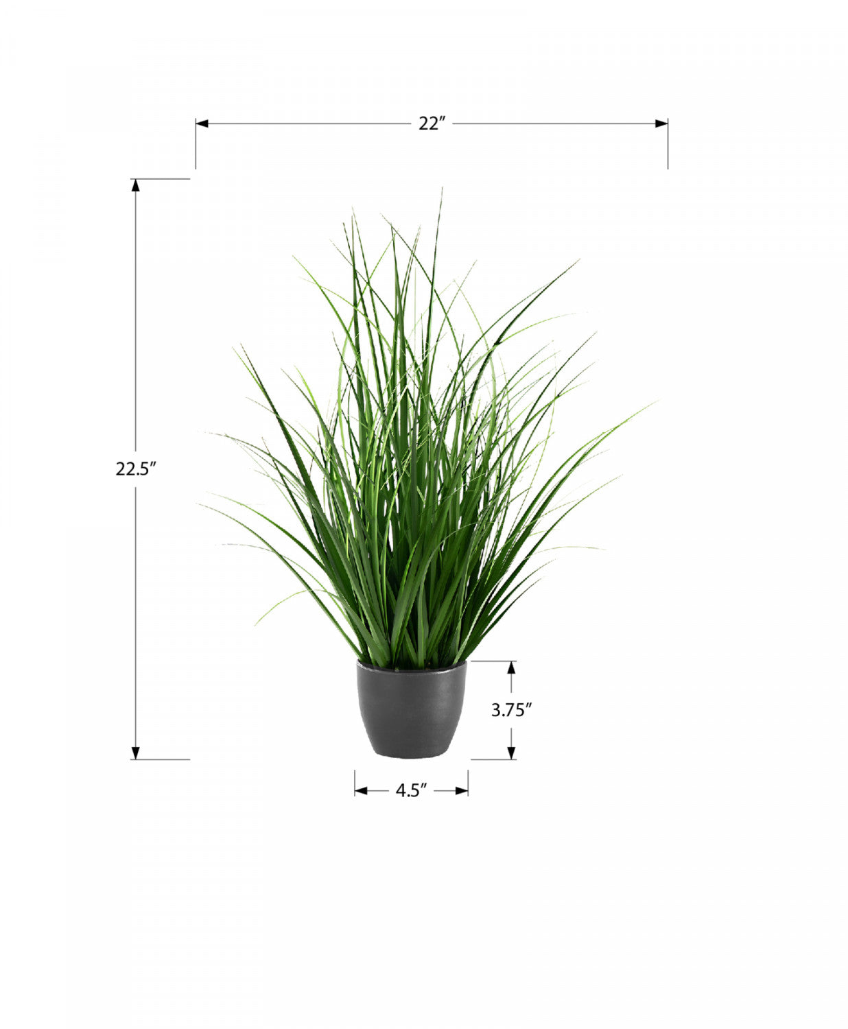 26 Pack Artificial Grass Plants with 4 Black Pots - Realistic Fake Greenery for Home Decor, Office Desk, Wedding Centerpieces & Indoor Landscaping