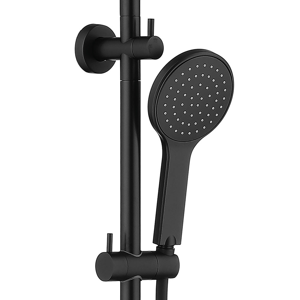 Fienza Kaya Twin Shower Head Set - Matte Black Finish for Modern Bathroom & Spa Experience