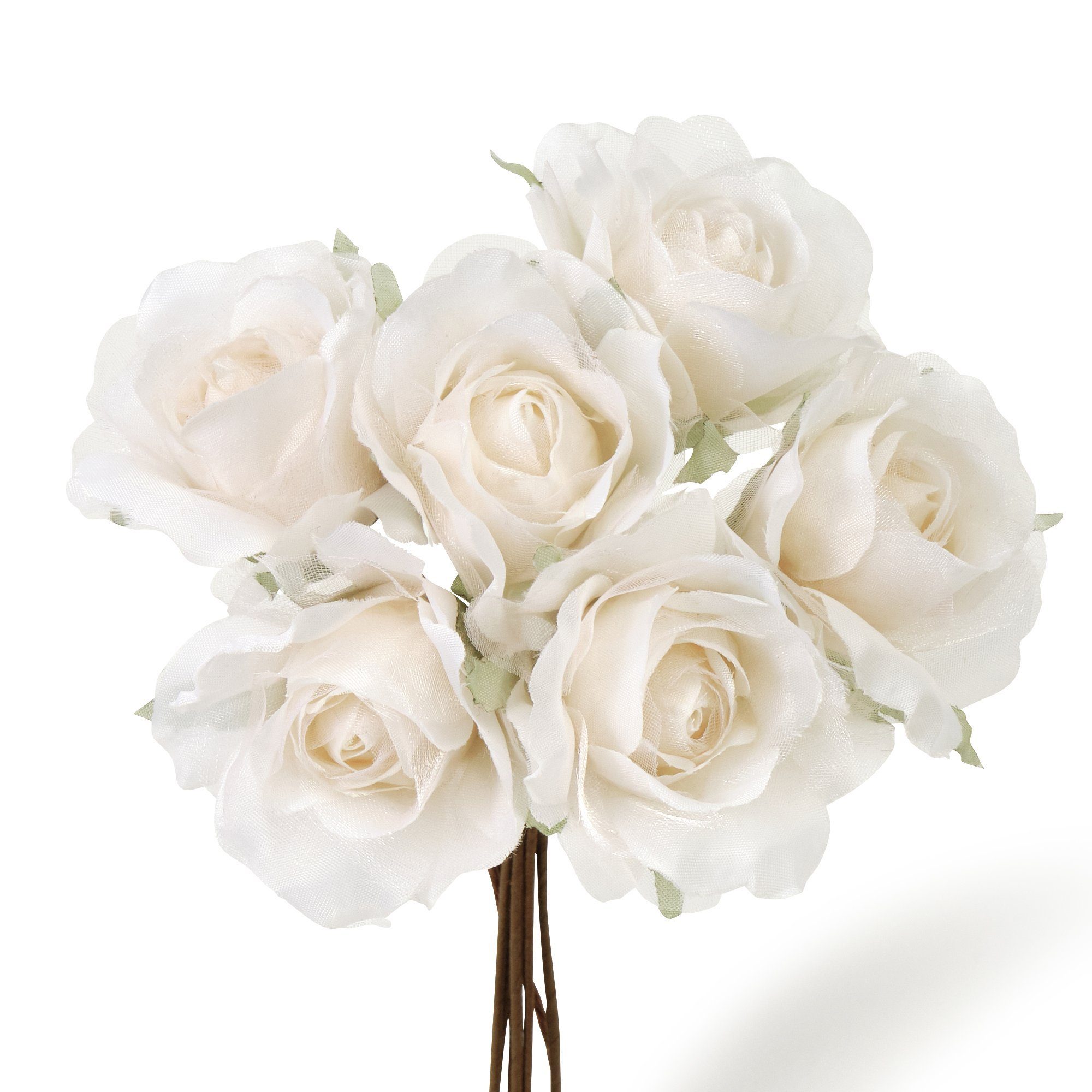 Elegant Airy Rose Bouquet in Small Ivory - Perfect for Weddings, Home Decor & Romantic Gifts