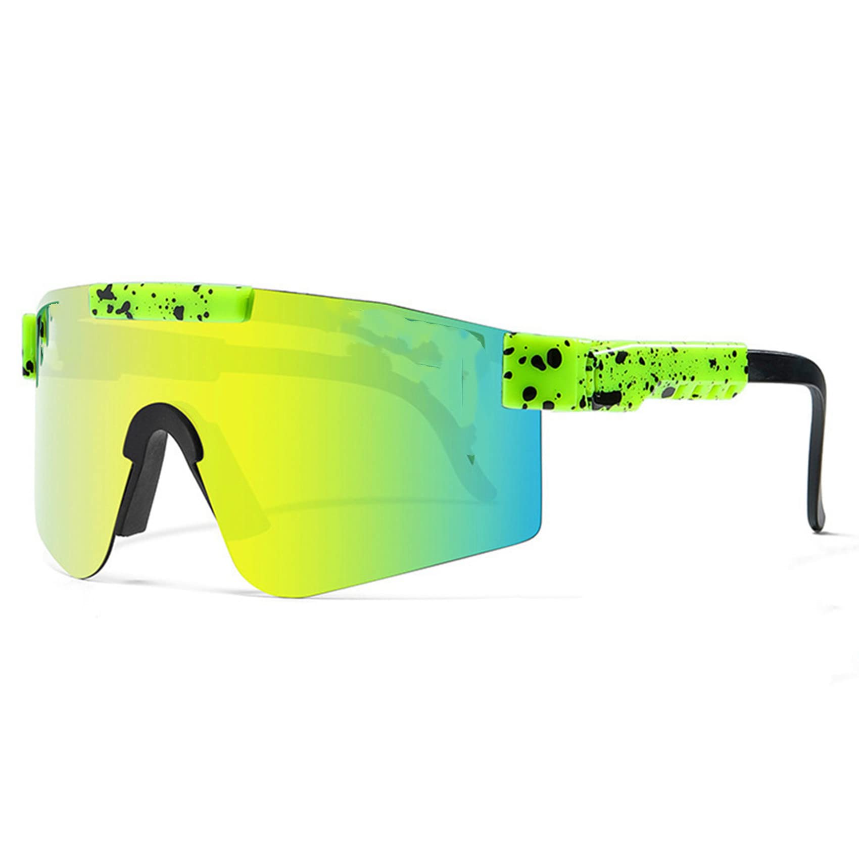 Polarized Sports Sunglasses for Men & Women - UV Protection Cycling, Running, Golf & Driving Goggles - Perfect Youth Gift for Outdoor Activities & Sports Enthusiasts