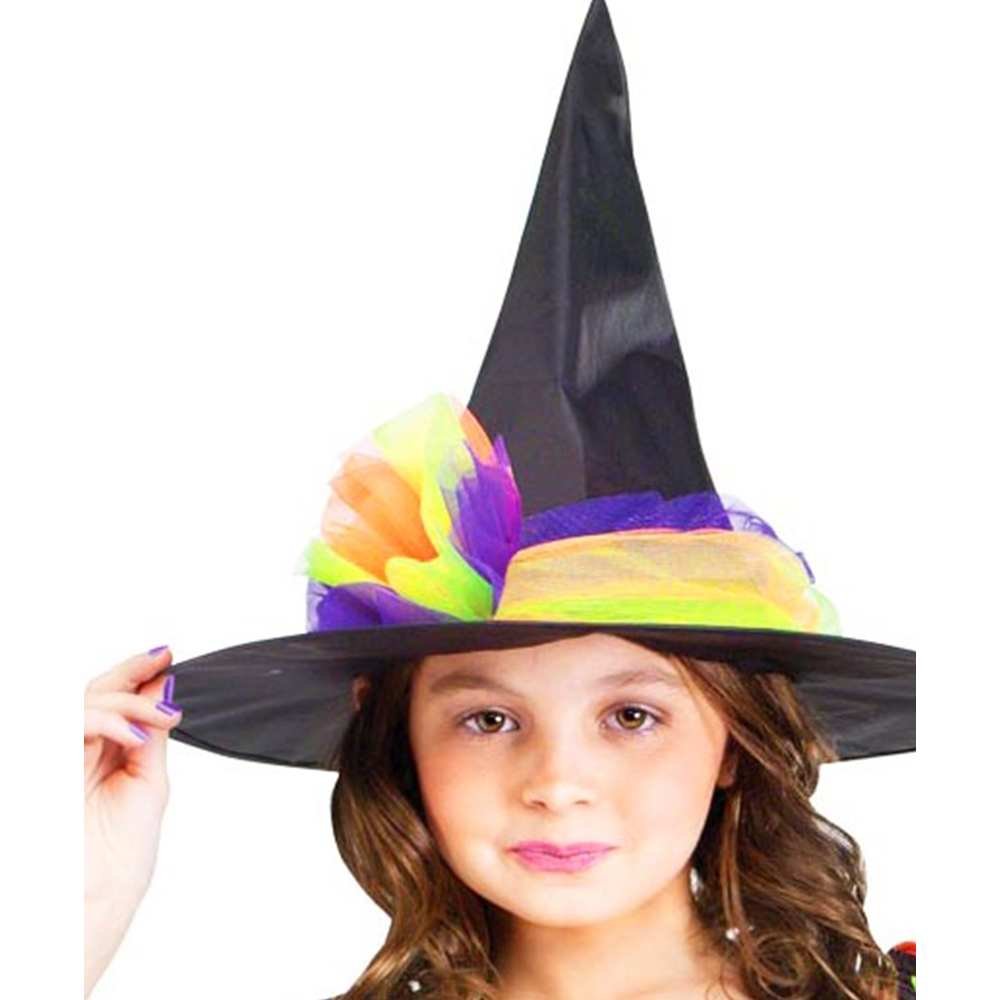 Fun World Girls Tatter Witchy Queen Kids Halloween Costume - Spooky Dress Up for Trick or Treating & Costume Parties