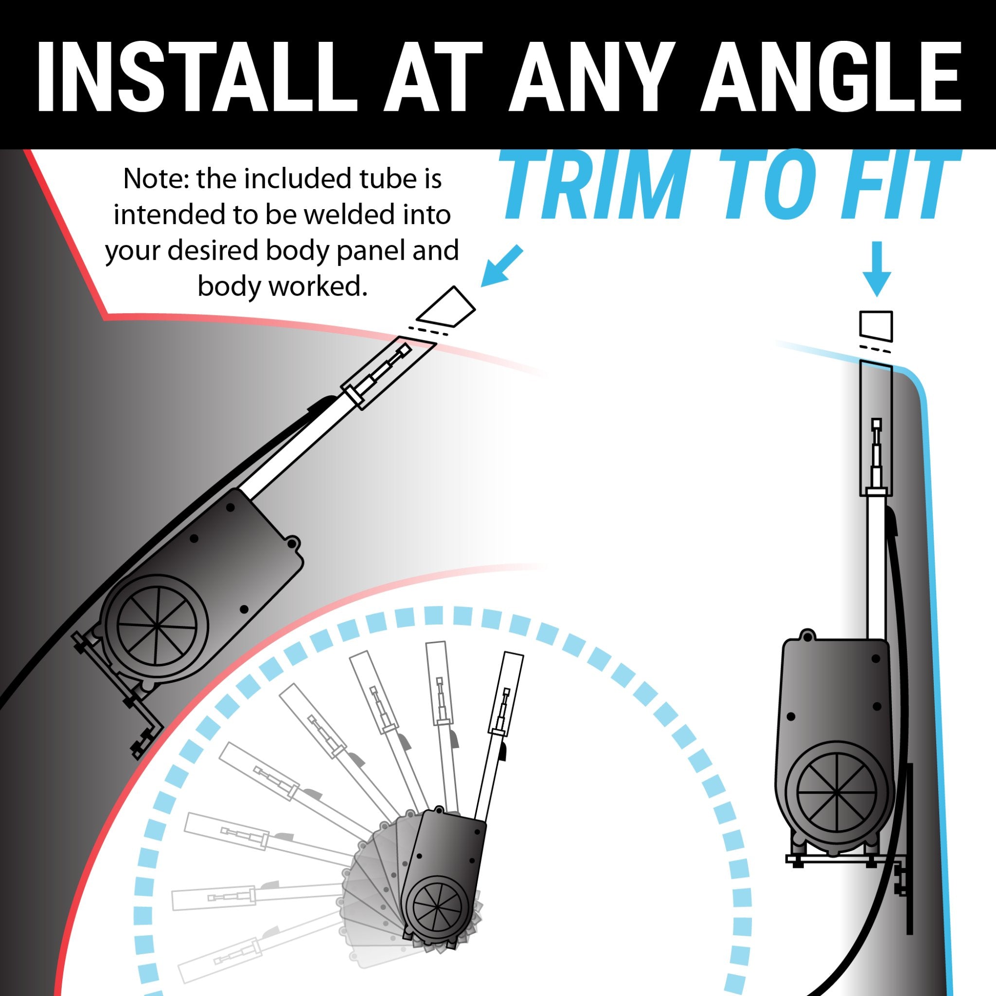 1905 Cadillac Model C Car Radio Kit - AM/FM Stereo with Automatic Power Antenna & 12V Electric Stainless Steel Mast | Vintage Car Restoration & Classic Auto Upgrades