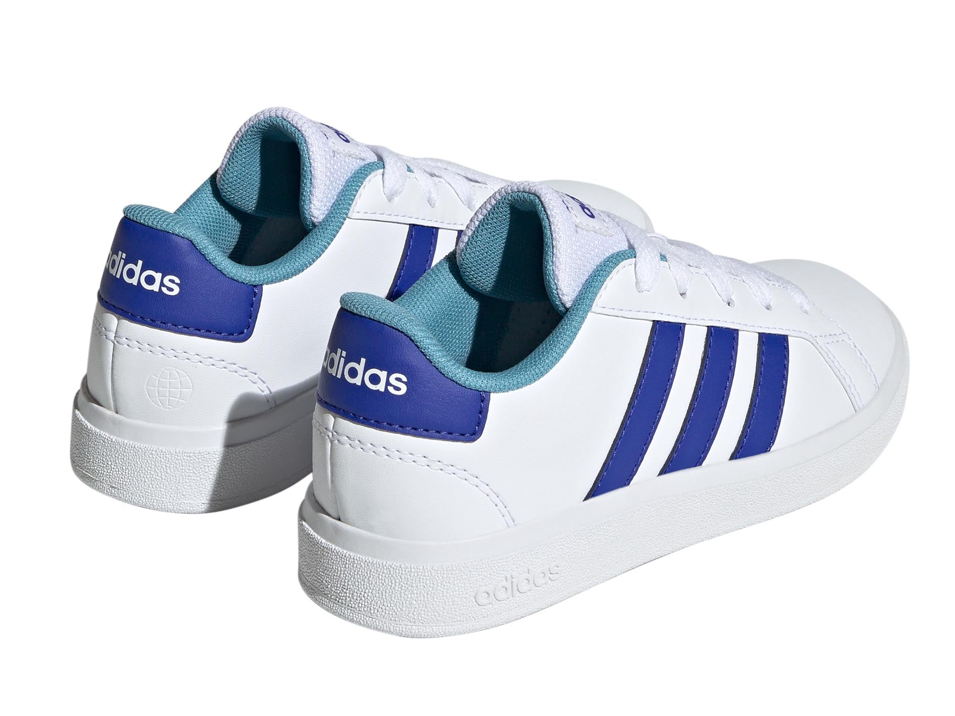 Adidas Kids' Grand Court 2.0 Sneakers - Lightweight Comfortable Tennis Shoes for Boys & Girls - Perfect for School, Sports & Everyday Wear