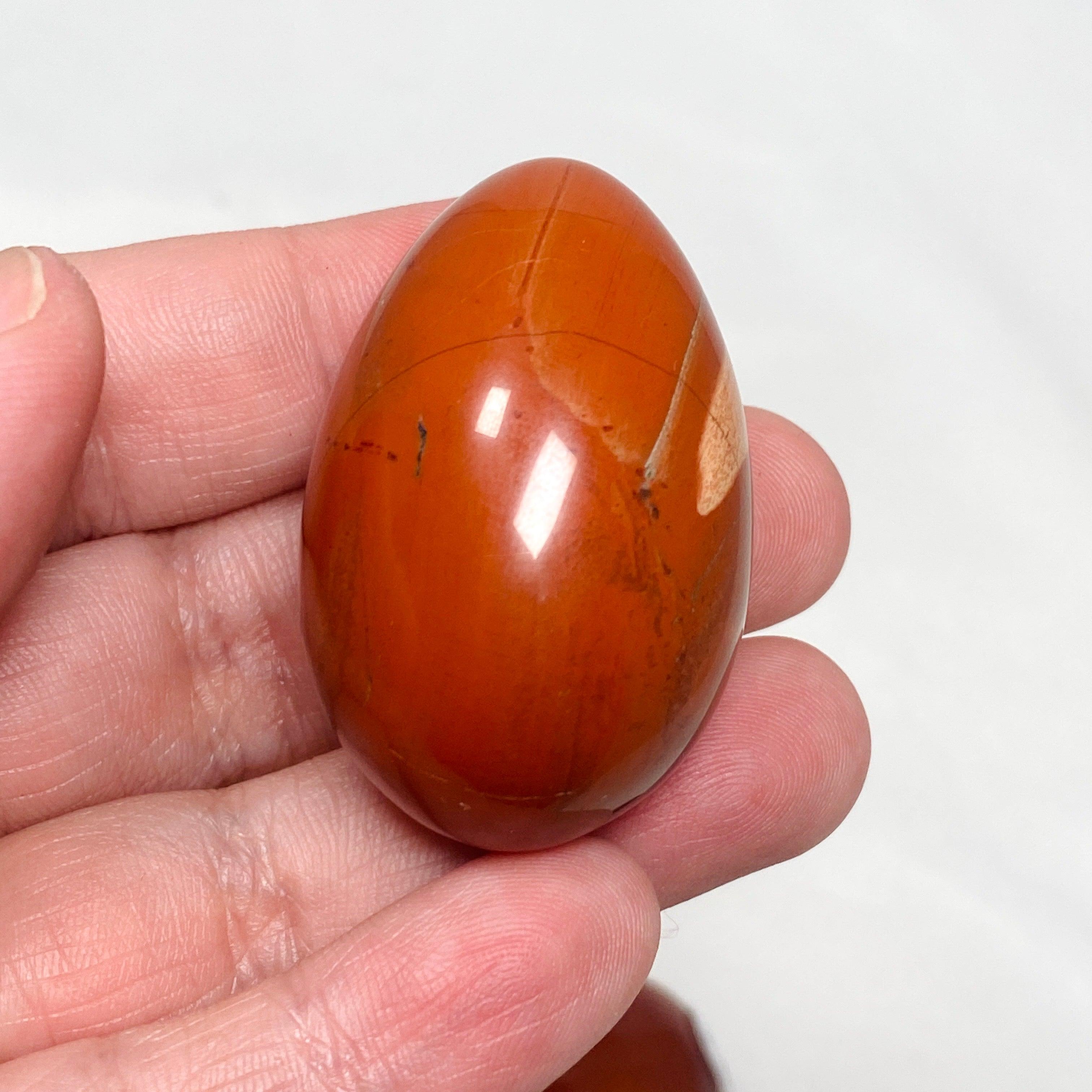 Jasper Egg JAE 01 - Natural Stone Massage Tool for Relaxation & Stress Relief - Perfect for Spa, Yoga, and Home Wellness Rituals