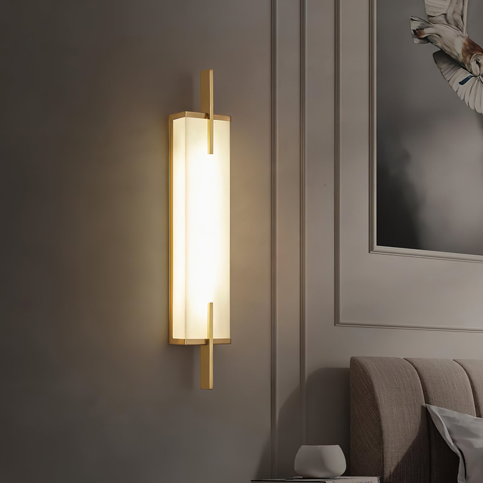 Calliope Wall Sconce Light Fixture - Modern Plug-in Wall Lamp for Bedroom, Living Room & Hallway - Elegant Home Decor Lighting for Indoor Spaces