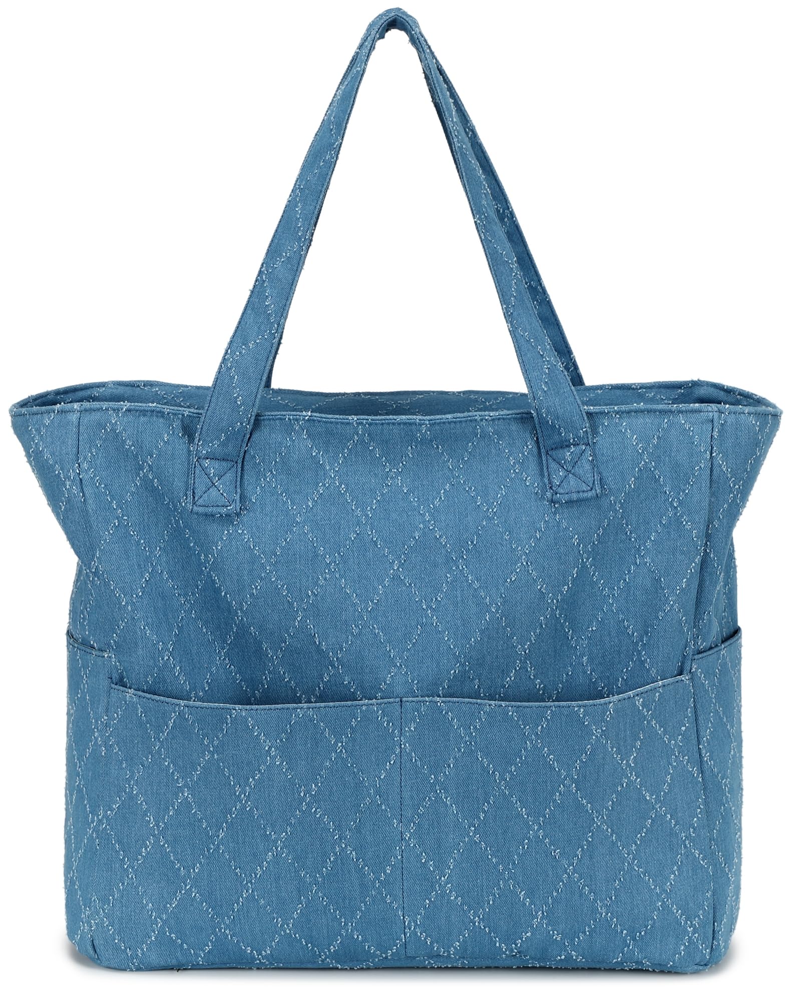 Waterproof & Sandproof Large Beach Tote Bag for Women - Extra Large Zippered Pool Bag with Wet Pocket - Perfect for Beach, Gym, Grocery Shopping & Travel