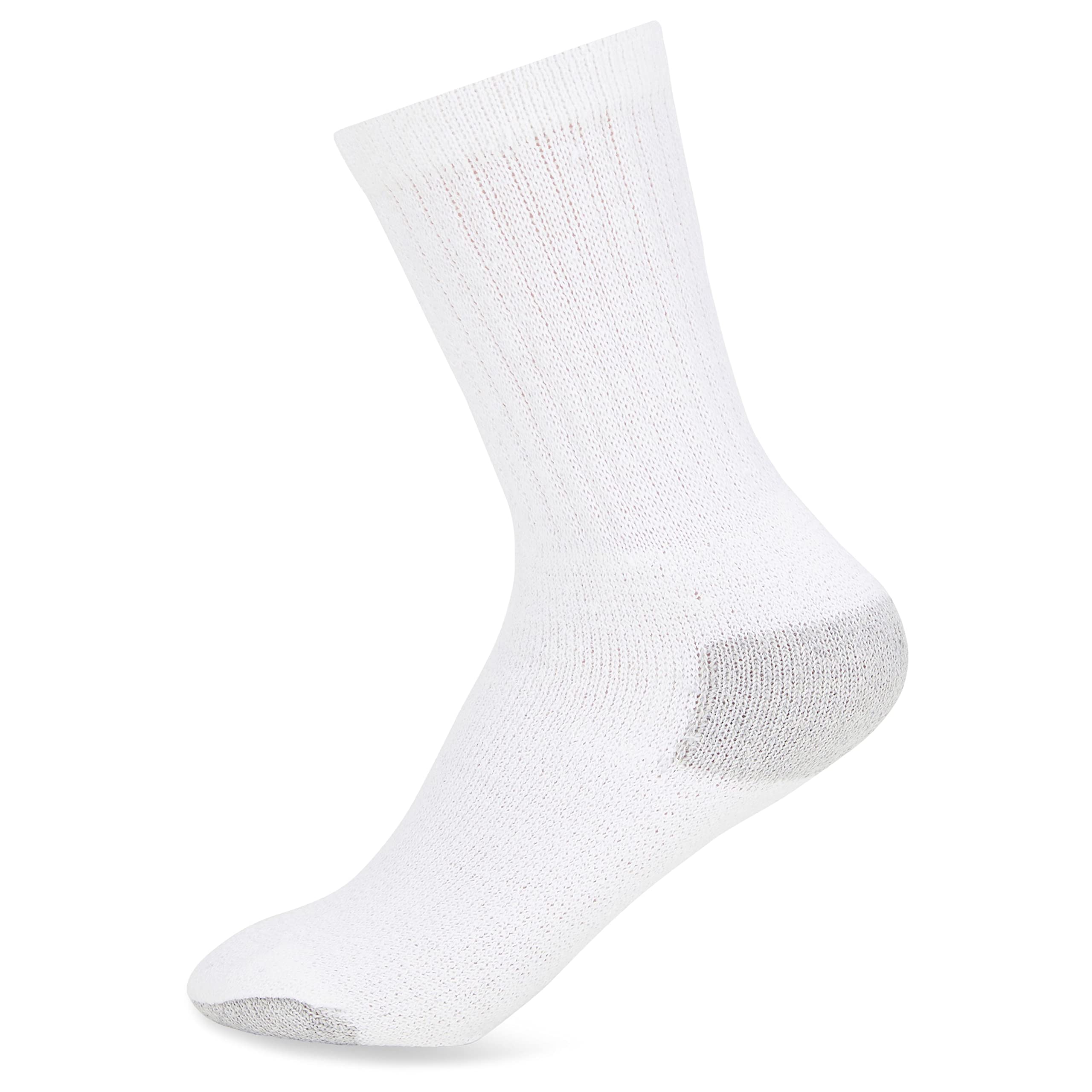 Bulk Lightweight Cotton Crew Socks for Men & Women - Wholesale Pack for Homeless Donations & Everyday Comfort - Perfect for Work, Gym, and Daily Wear