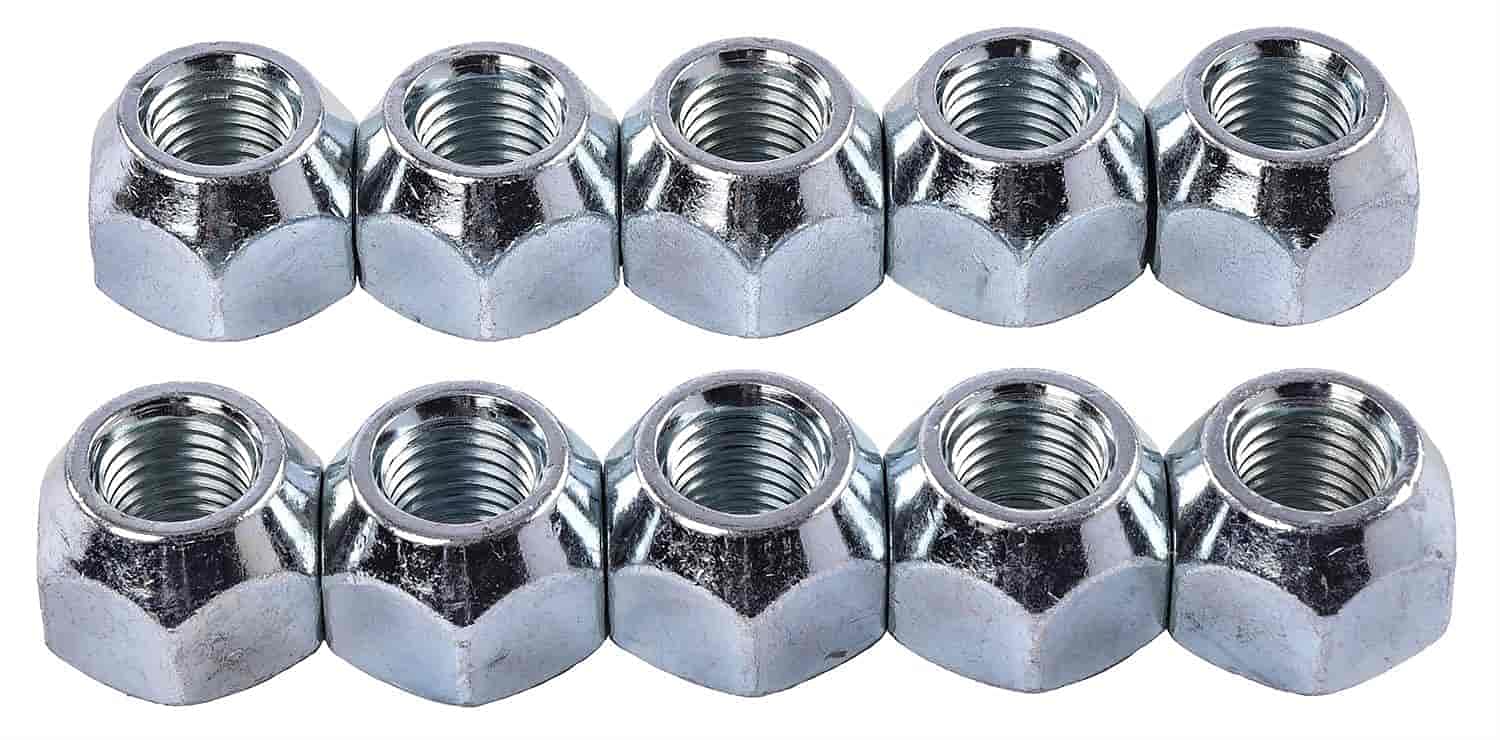 JEGS 65143 12mm x 1.50 RH Standard Thread Wheel Lug Nuts - Compatible with Most Cars, Trucks & SUVs for Secure Wheel Installation