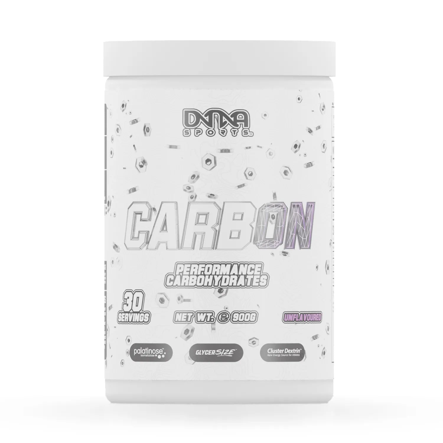 DNA Sports Carb On 900g Unflavored - Premium Carbohydrate Powder for Athletes & Bodybuilders - Post-Workout Recovery & Energy Boost - Ideal for Gym, Running & Endurance Training