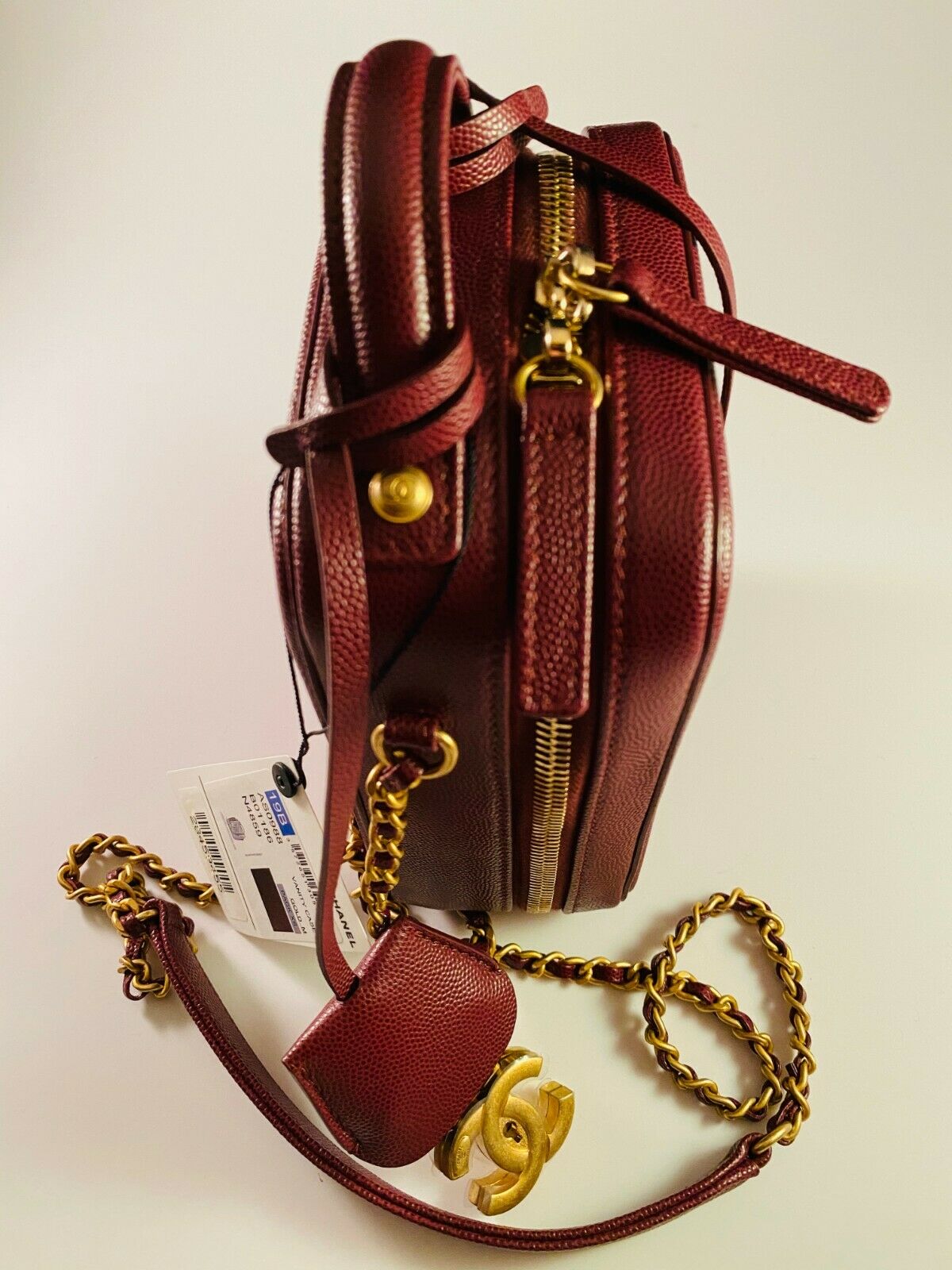 Authentic Chanel Small Vanity Case in Red - Luxury Crossbody Bag for Women | Perfect for Evening Parties, Date Nights & Special Occasions