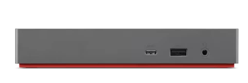 Lenovo ThinkPad Universal USB-C Dock v2 - 4K Dual Monitor Laptop Docking Station with Power Delivery, Ethernet, USB 3.0 Ports - Perfect for Home Office, Remote Work & Business Travel
