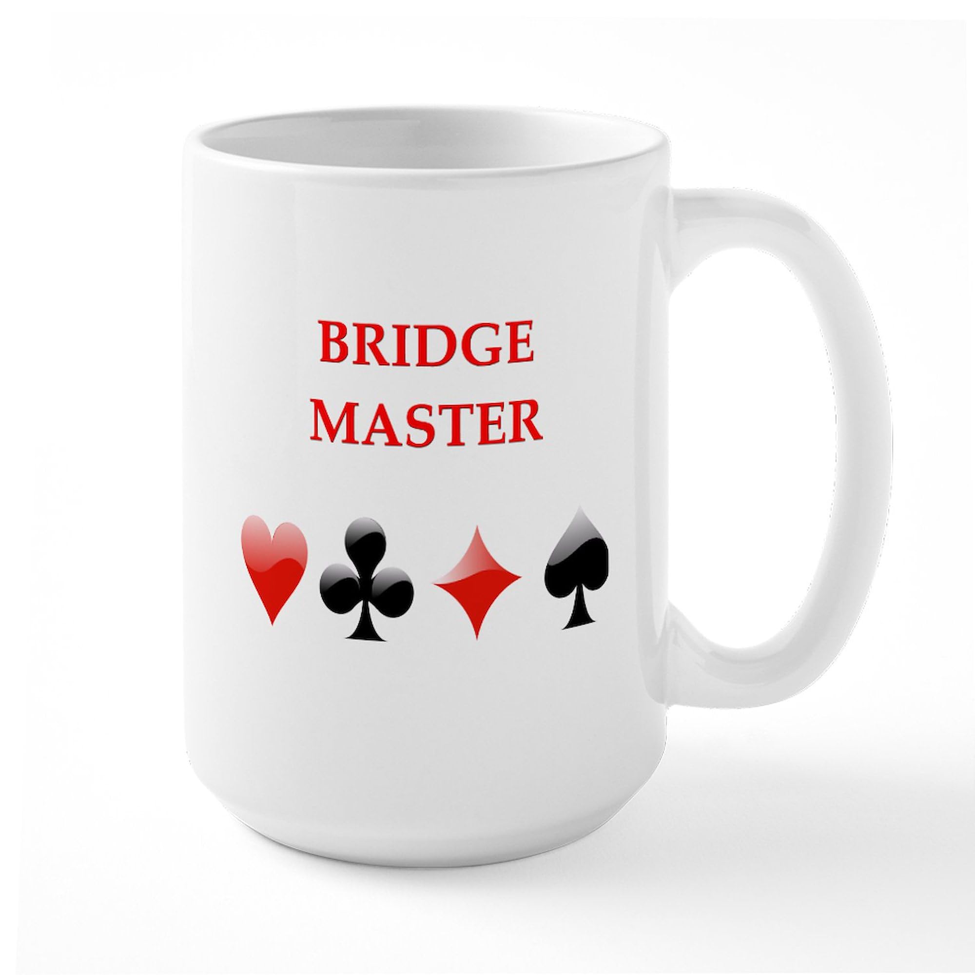 BRIDGE Ceramic Coffee Mug 15 oz (444 ml) - Durable & Stylish for Home, Office, or Gifts - Perfect for Tea, Hot Chocolate & Morning Coffee