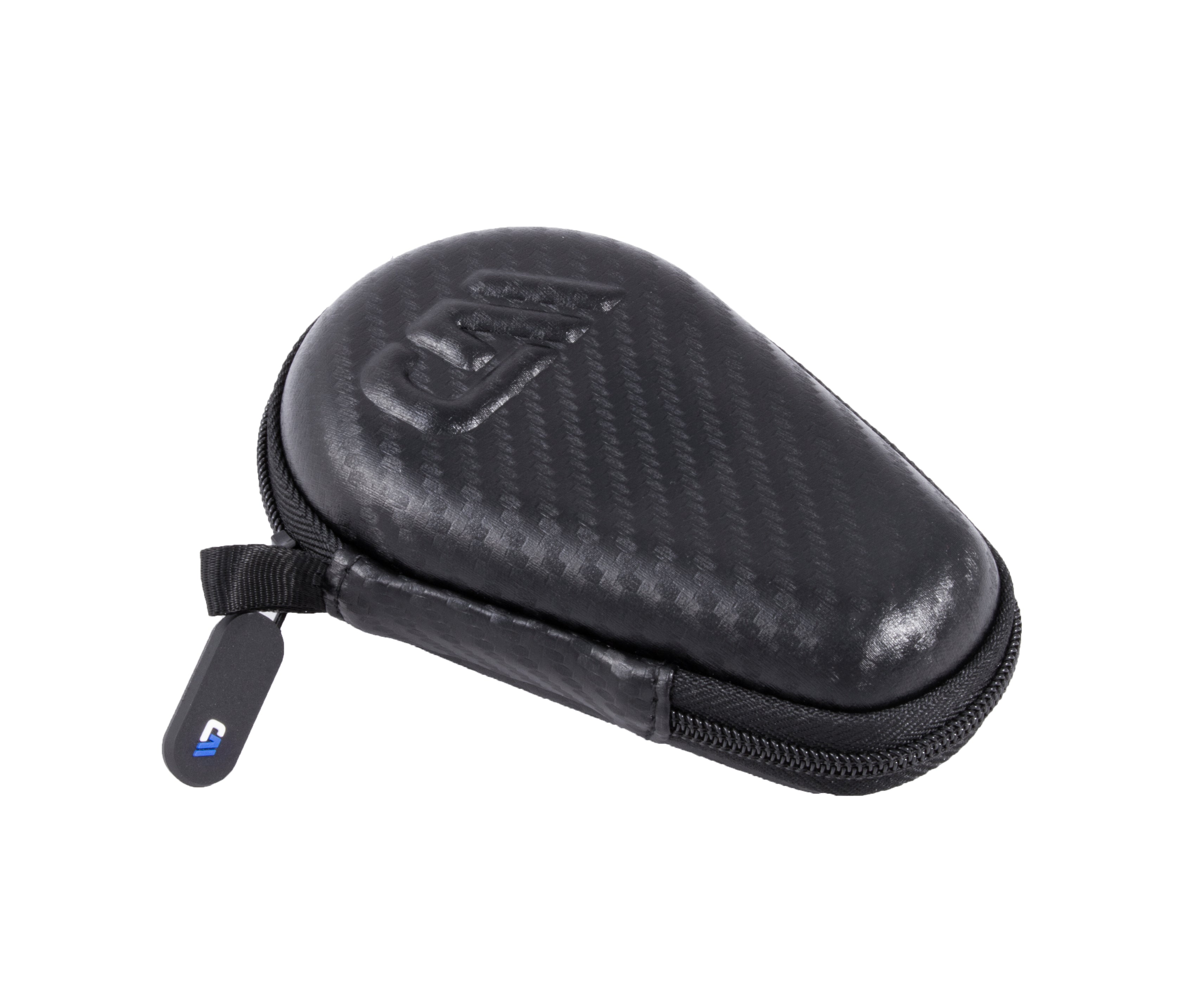 CASEMATIX 4.75 Inch Hard Shell EVA Travel Case with Carabiner Clip - Waterproof Protective Storage for Small Accessories (Fits 4.25 x 1.25 x 0.9 Inch Items) - Perfect for Travel, Camping, Hiking & Outdoor Gear Organization