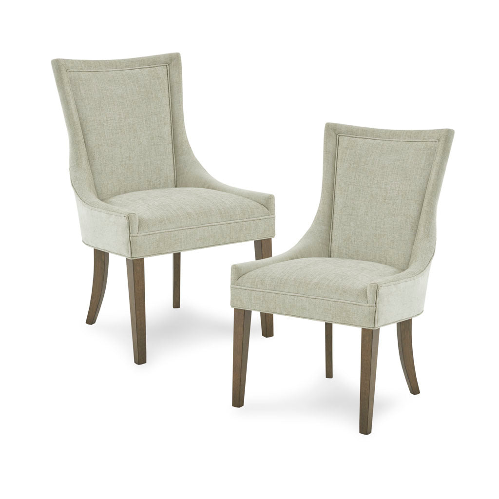 Modern Dining Chairs Set of 2 - Sturdy Wooden Side Chairs with Padded Seat - Perfect for Kitchen, Dining Room, Breakfast Nook & Small Spaces