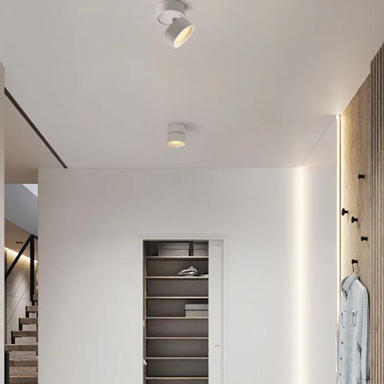 Modern White LED Downlight Flush Mount Ceiling Light - Energy Efficient Dimmable Recessed Lighting for Bedroom, Kitchen, Living Room & Office