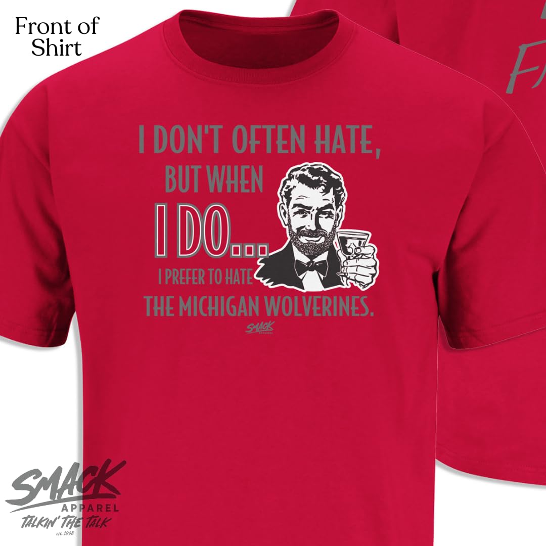 Stay Victorious Ohio State Buckeyes Anti-Michigan T-Shirt for College Football Fans (SM-5XL) - Perfect for Game Day, Tailgating & Rivalry Week