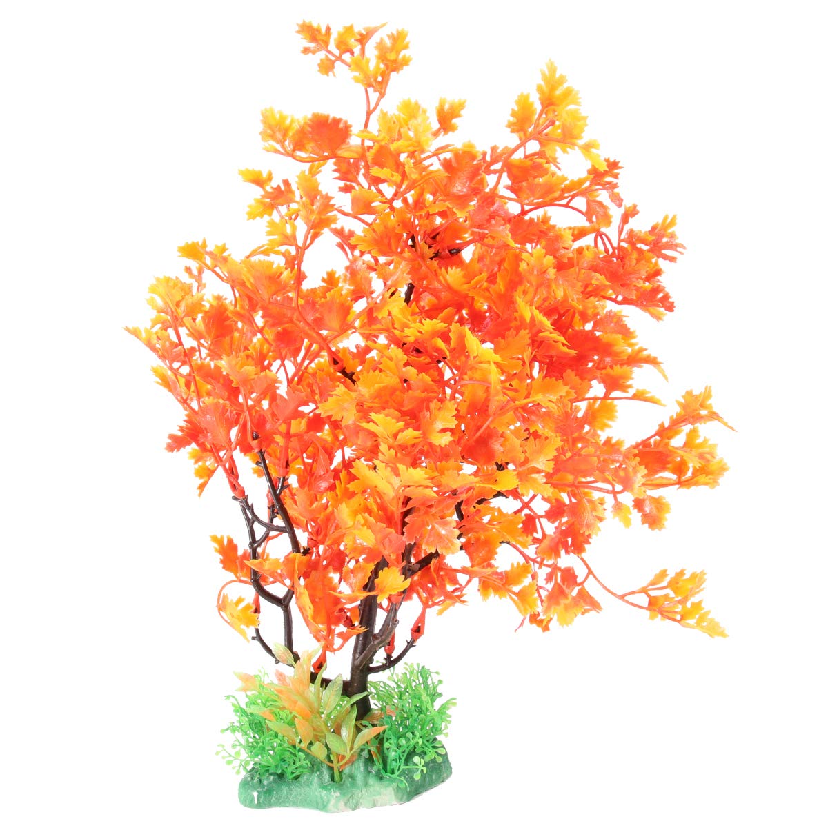 Artificial Aquarium Plants - Plastic Fish Tank Decorations for Aquascaping & Landscape Design (T901) | Perfect for Freshwater & Saltwater Tanks, Home & Office Aquarium Decor