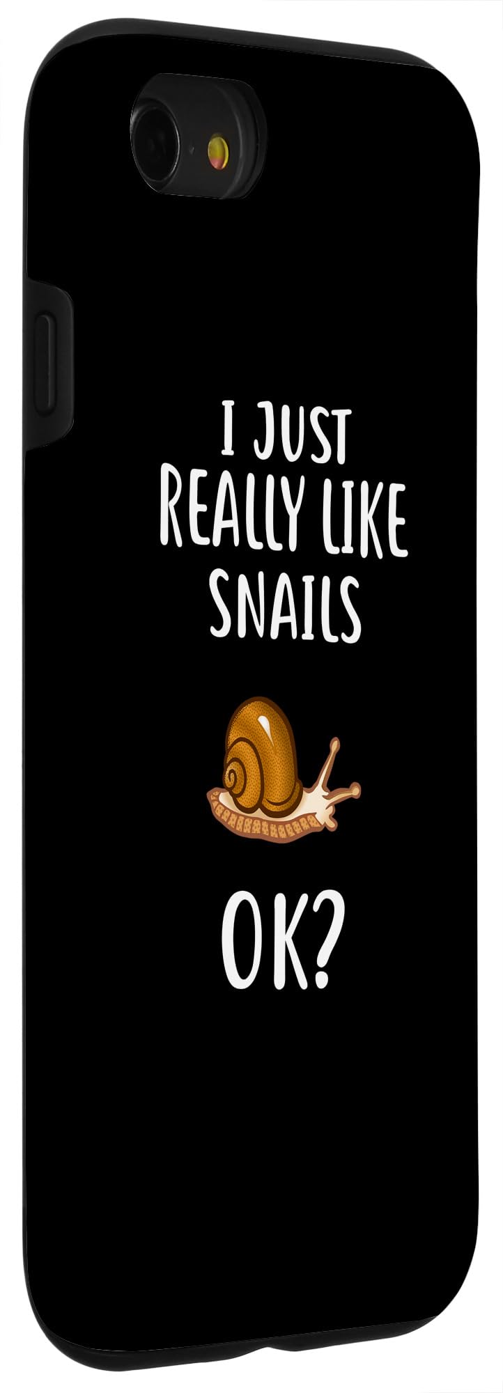 Funny Snail Phone Case for iPhone SE (2020)/7/8 - Cute Cartoon Snail Design Protective Cover - Perfect for Animal Lovers & Unique Gift Ideas