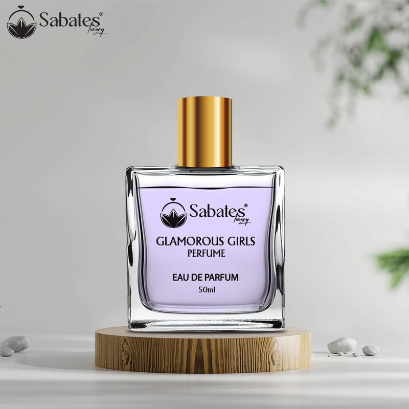 Sabates Glamorous Girls Eau de Parfum for Women - Long Lasting Floral Fragrance (50ml) | Day & Night Wear, Special Occasions, Gift for Her
