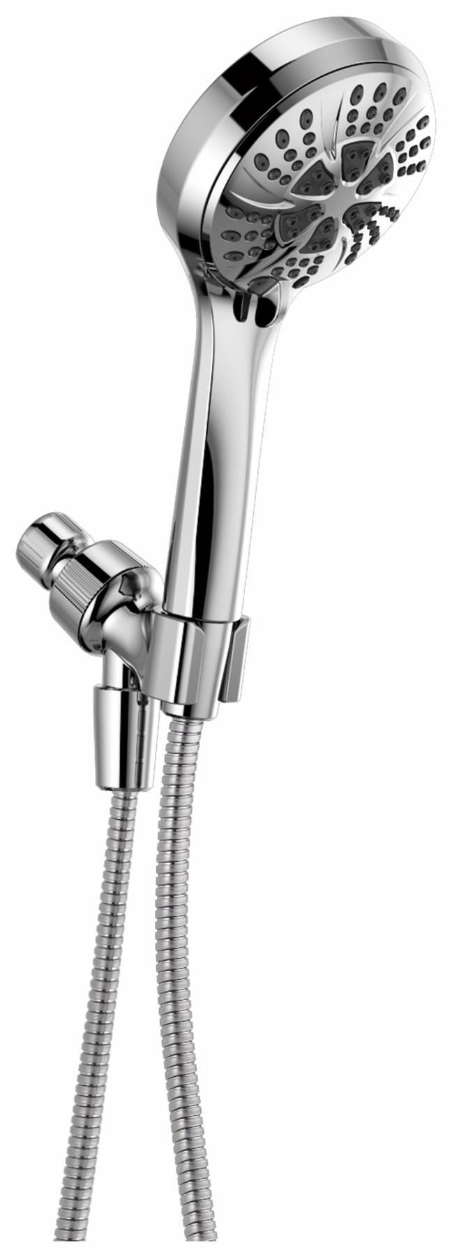 6-Function Hand Shower with Chrome Finish - Delta 75605D 140 - Perfect for Bathroom, Spa & Relaxation