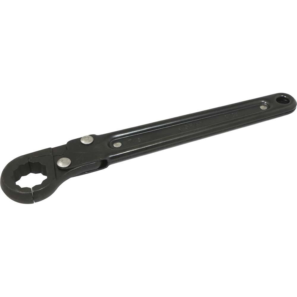 SAE Ratcheting Tube Wrenches Set - Black Oxide Finish - Durable Automotive & Plumbing Tools for Tight Spaces (5-Piece) - Perfect for Mechanics, DIYers & Home Repair Projects