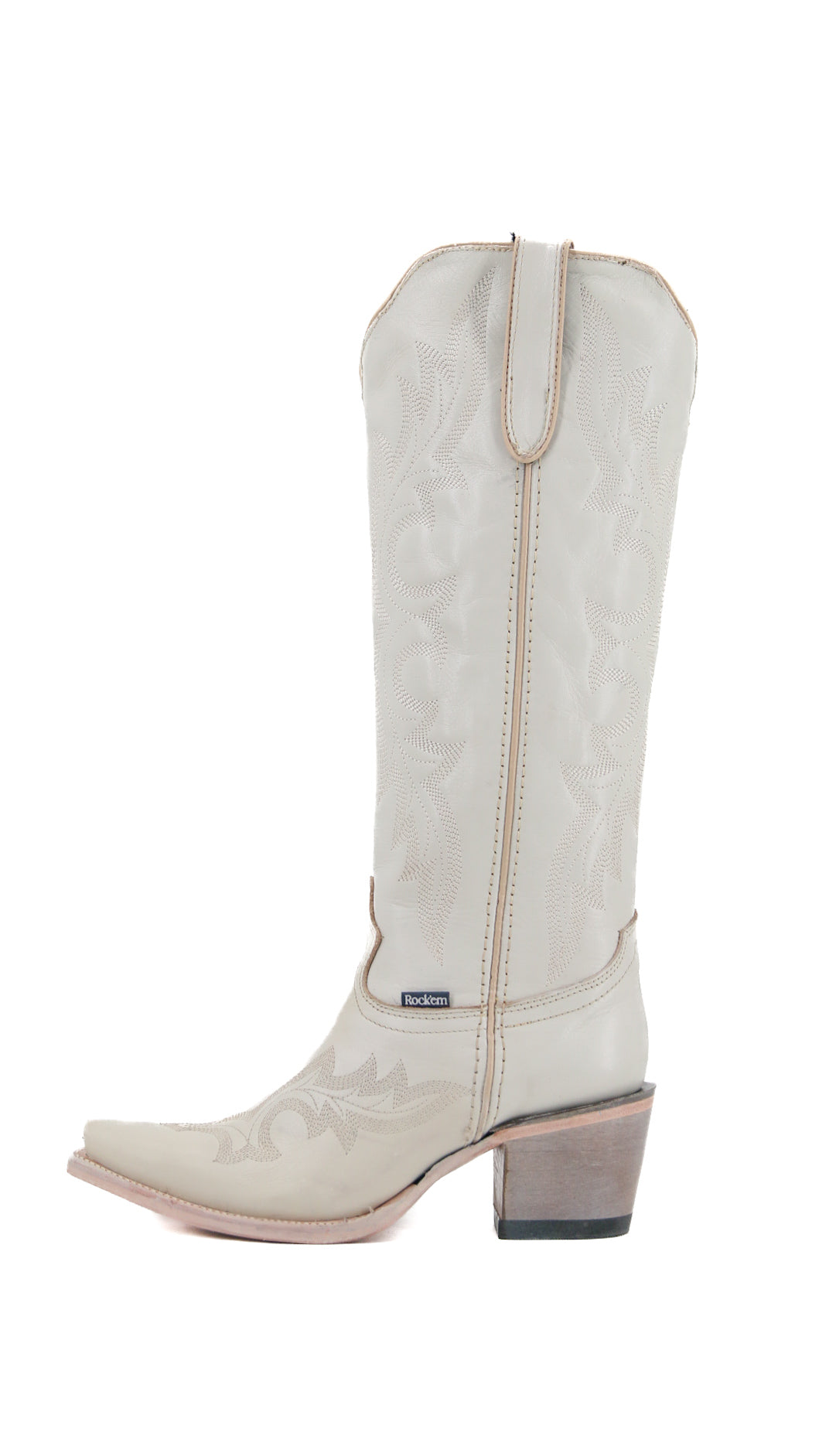 Odette Tall Snip Toe Cowgirl Boots for Women - Western Riding Boots with Pointed Toe & Stacked Heel | Perfect for Country Dancing, Rodeo Events & Fashion Outfits