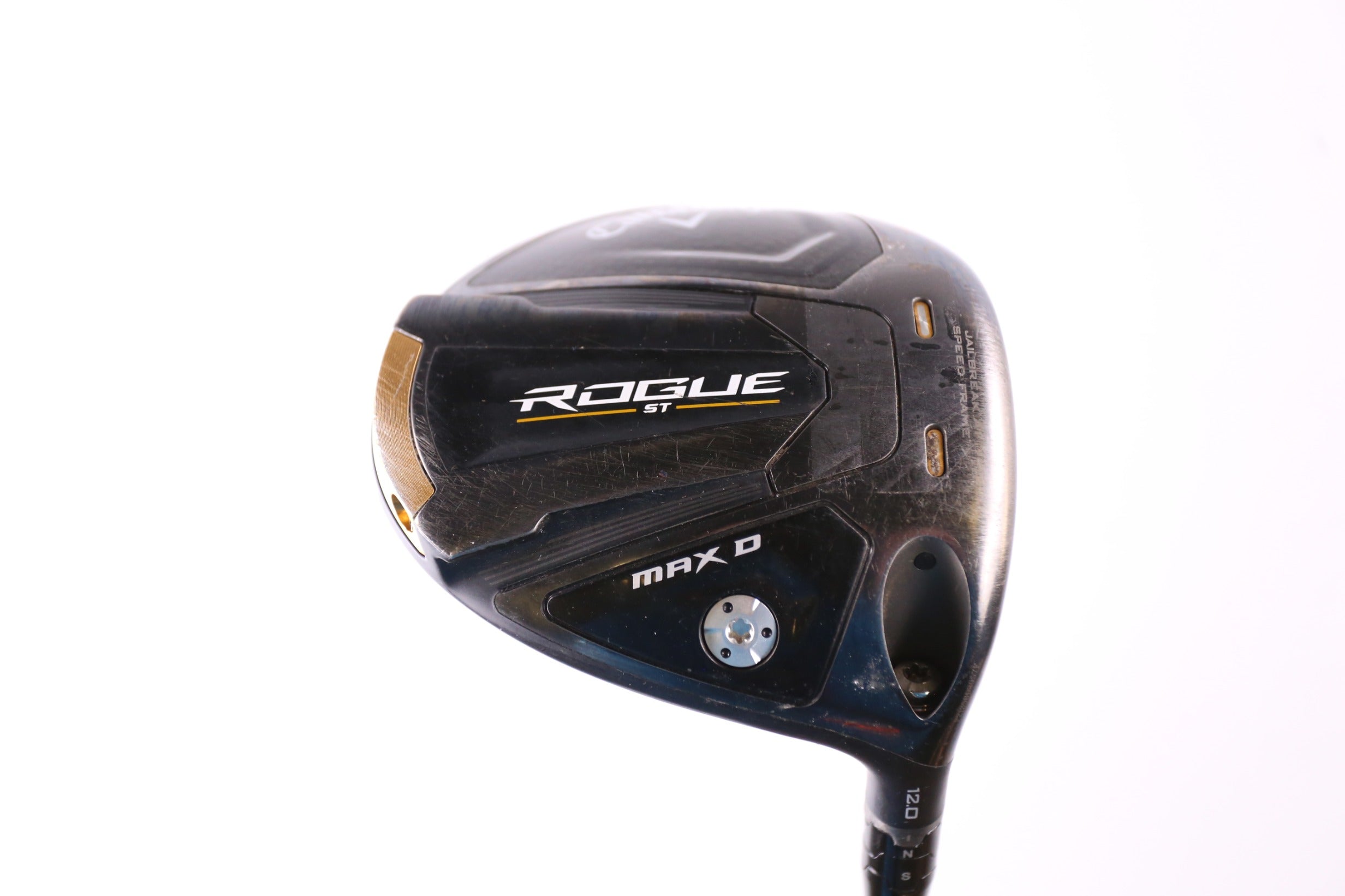 Used Callaway Rogue ST MAX D Driver 12° Regular Flex RCH 55 Right Handed Golf Club - Perfect for Men's Long Distance Shots on the Fairway