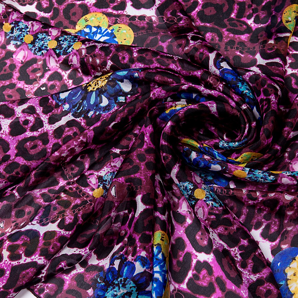 Pure Silk Scarf for Women - Lightweight Long Head Wrap Shawl - Elegant Fashion Accessory for Daily Wear, Travel & Special Occasions - Perfect Gift Idea