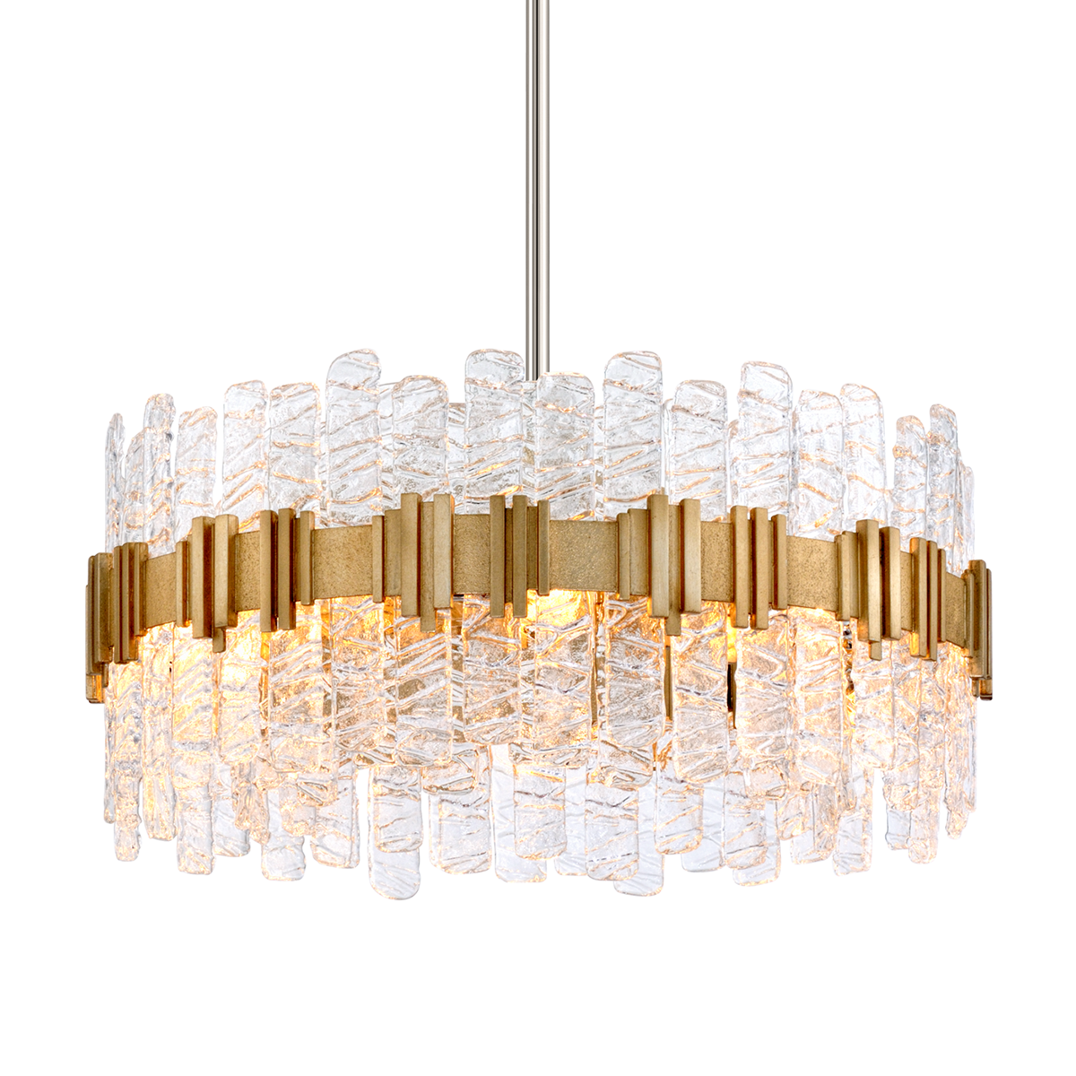 Ciro 5/8Lt Silver Leaf Pendant Light Fixture - Elegant Dining Room & Bedroom Ceiling Lighting for Modern Homes
