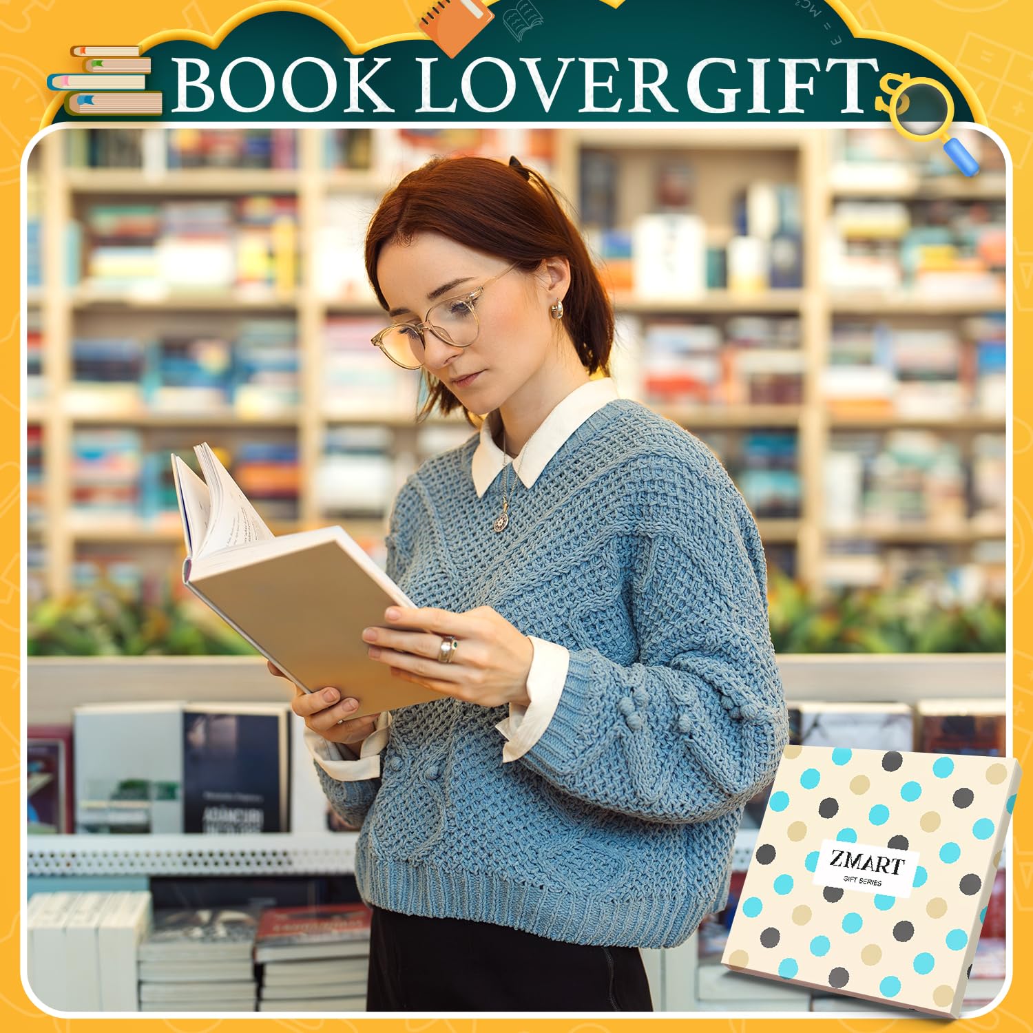Book Lover Gifts for Women - Funny Reading Socks for Female Students & Teen Girls - Perfect for Bookworms, Reading Enthusiasts & Cozy Reading Nights
