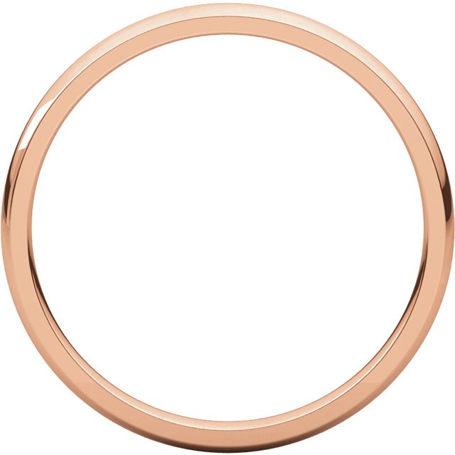 14K Gold 2mm Comfort Fit Wedding Band for Women - Elegant & Lightweight Ring for Bridal, Anniversary, or Everyday Wear