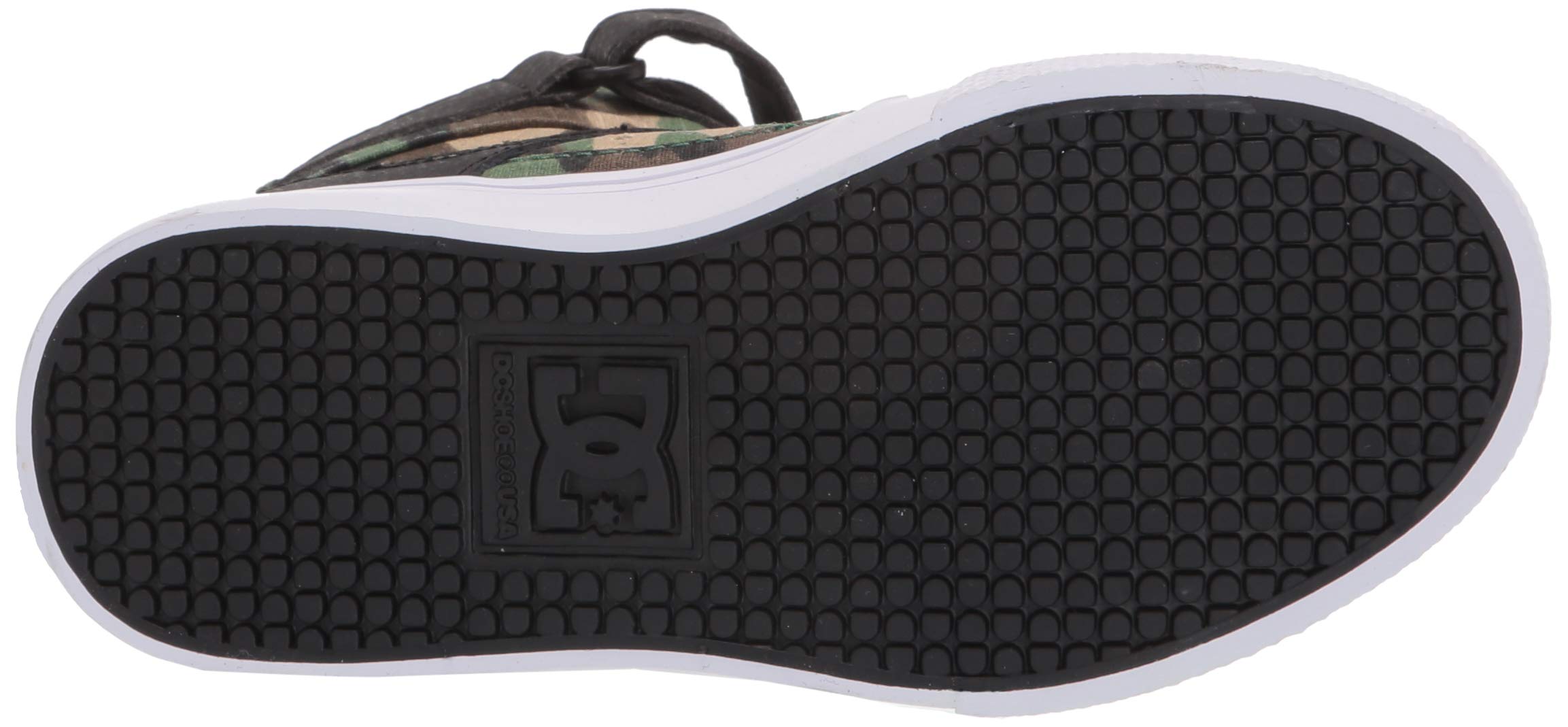 DC Boys High Top EV Skate Shoes - Lightweight & Durable with Ankle Strap & Elastic Laces for Skateboarding, Streetwear Fashion & Casual Wear