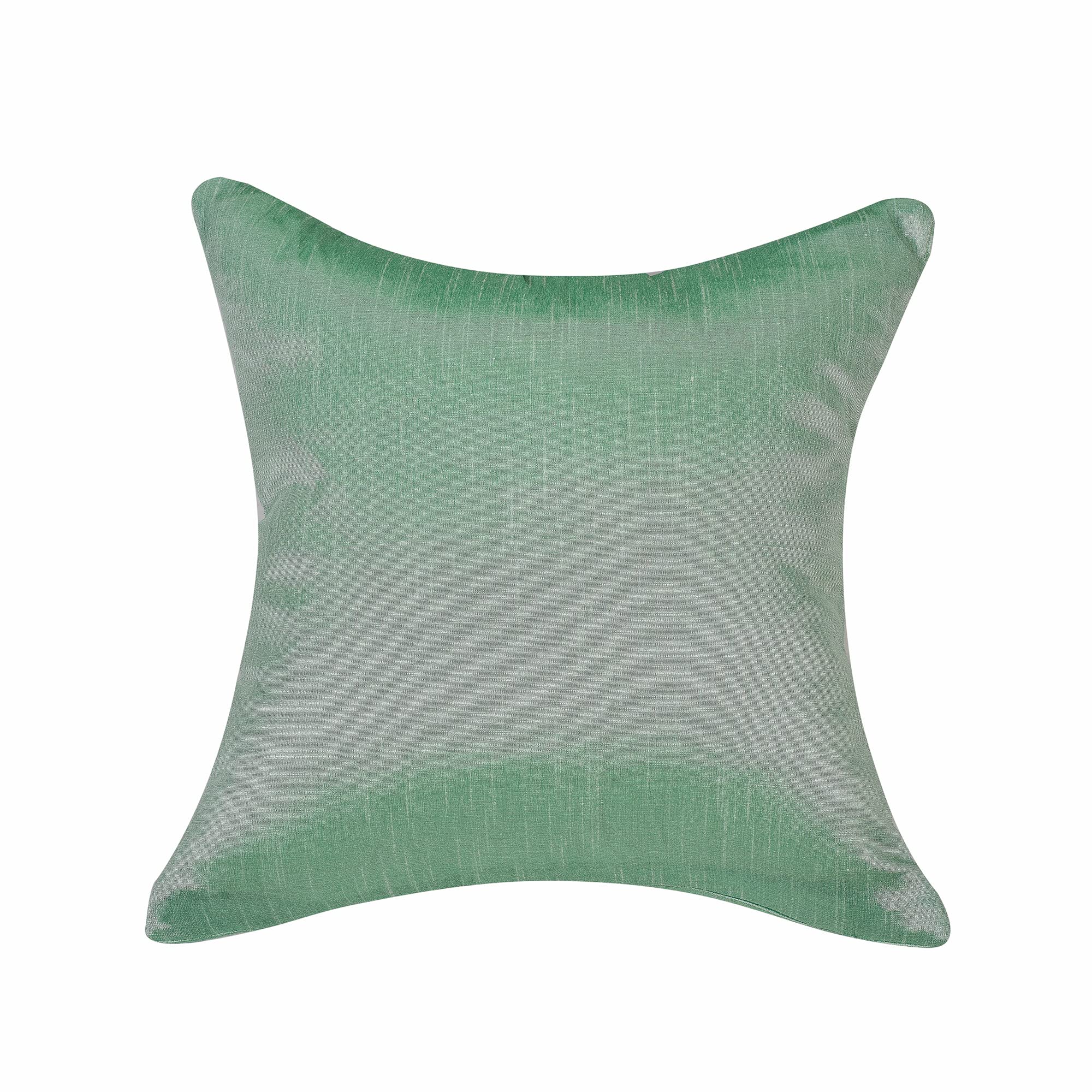 Farmhouse Decorative Throw Pillow Set of 2 - 18x18 Inch Olive Green Couch Pillow Covers for Living Room, Sofa & Bed - Soft Accent Pillows for Home Decor (Pistachio)