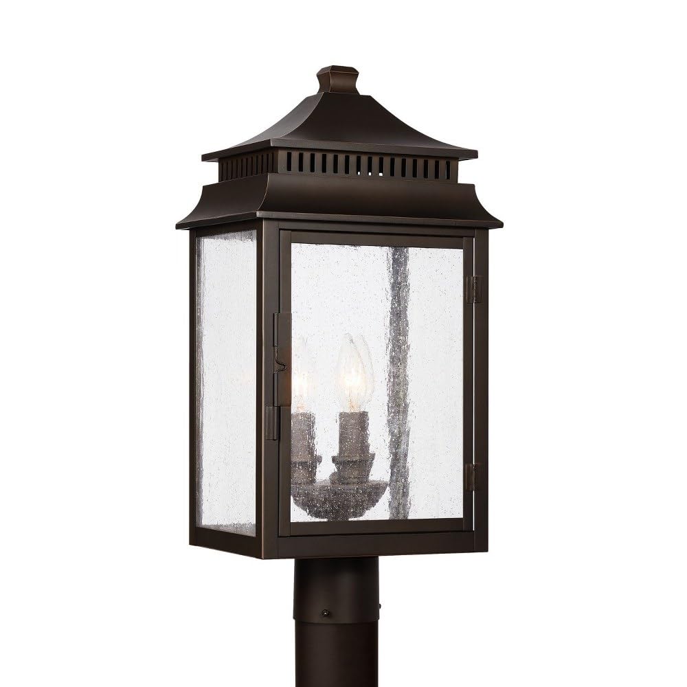 Capital Lighting 936932OZ Sutter Creek 3-Light Outdoor Post Lantern - 180W, 21