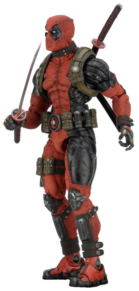NECA Marvel Classics Deadpool 1/4 Scale Action Figure - Highly Detailed Collectible Toy for Marvel Fans | Perfect for Display, Cosplay, and Gift Giving
