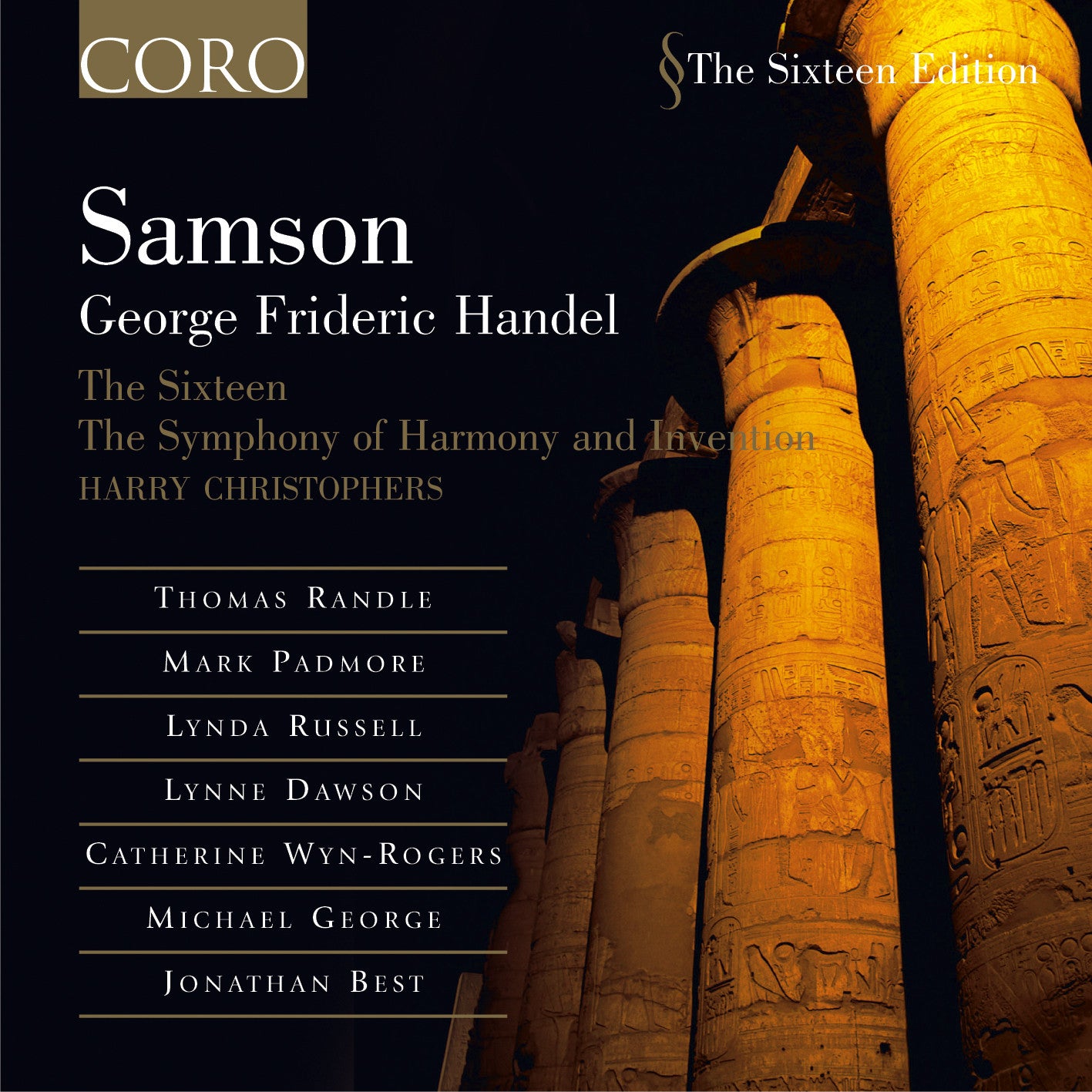 Handel: Samson - The Sixteen Album | Baroque Oratorio Music for Concerts & Relaxation