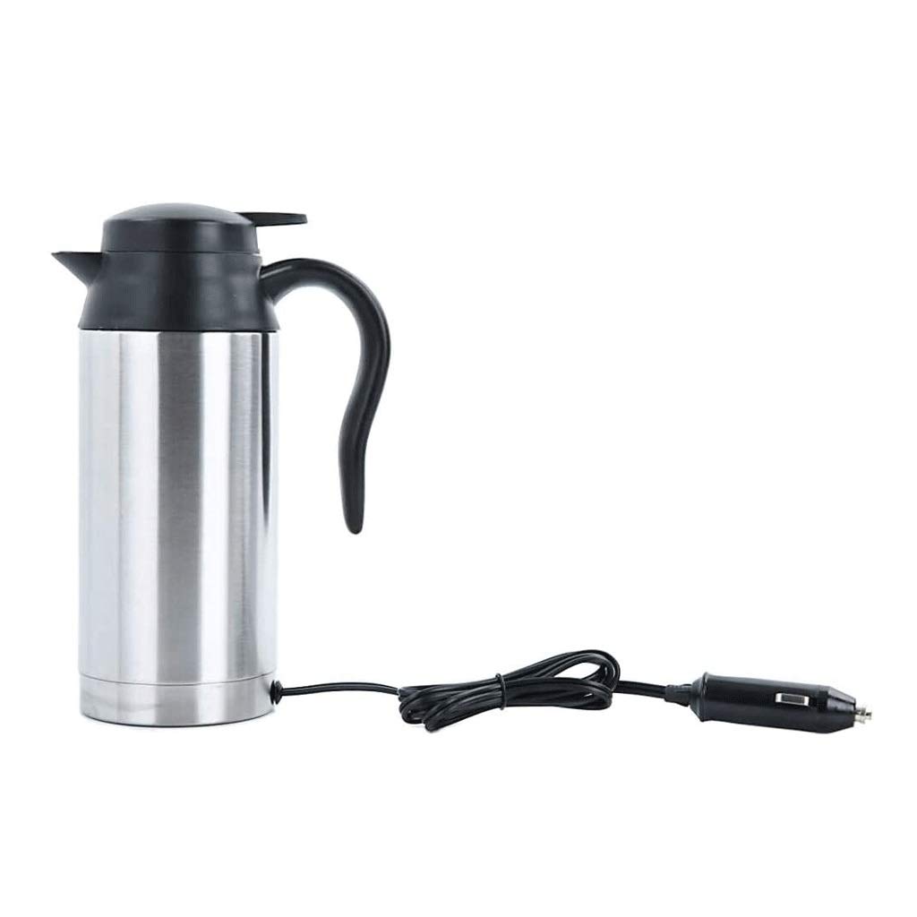Smart Electric Heated Travel Coffee Mug - Stainless Steel Temperature Control Cup with Handle for Car, Office & Home - Perfect for Heating Coffee, Tea, Milk & Water On-The-Go
