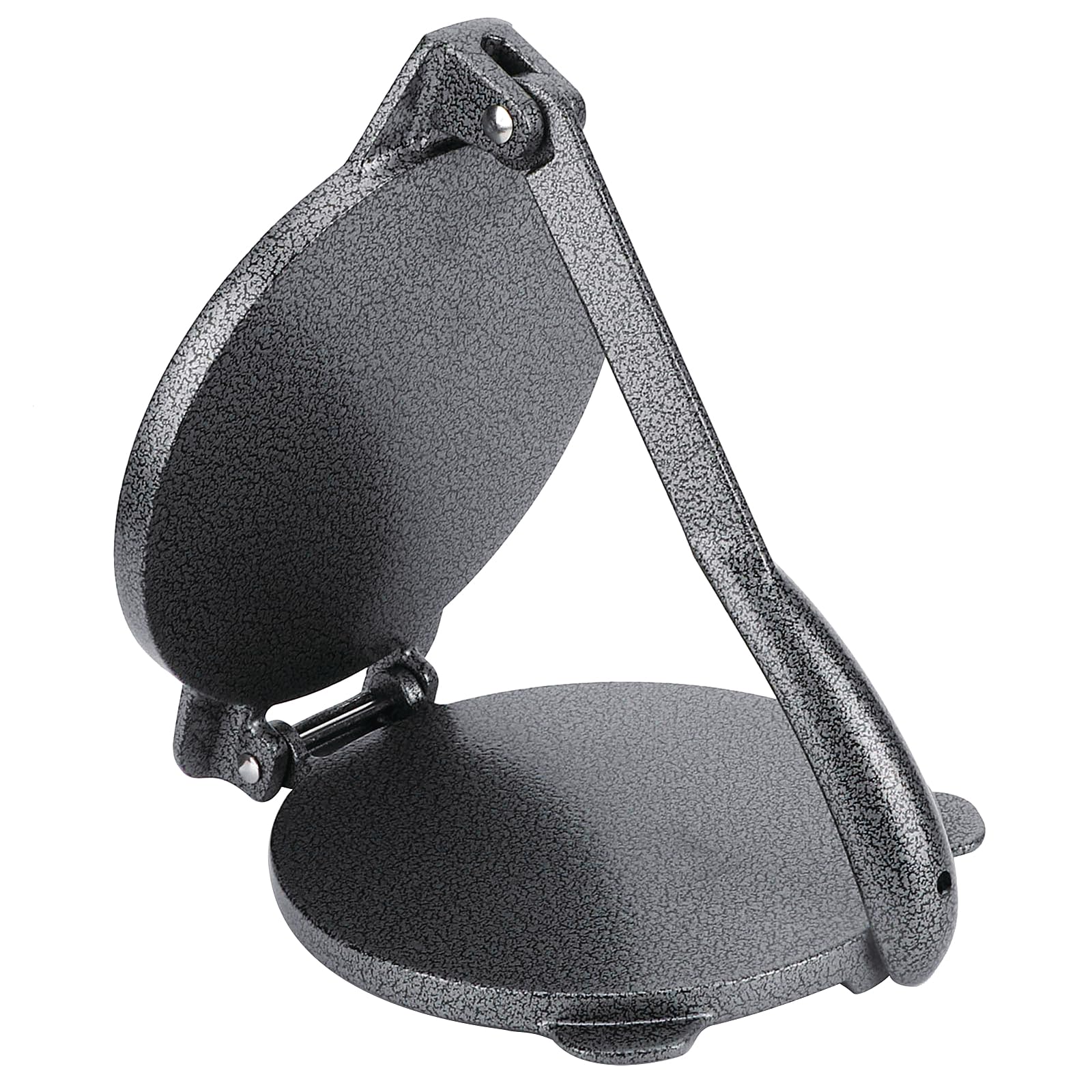 6.5 Inch Black Aluminum Tortilla Press - Heavy Duty Cast Alloy Tortilla Maker for Homemade Pancakes, Crepes & Flapjacks | Perfect for Mexican Cuisine, Breakfast & Family Cooking