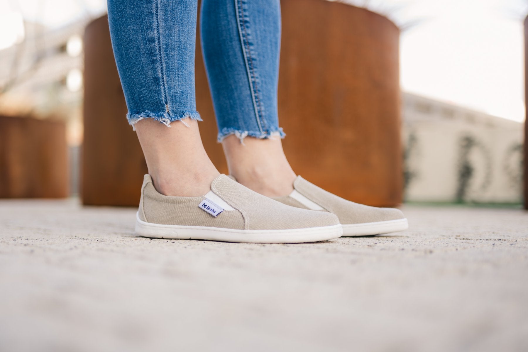 Barefoot Sneakers for Women & Men - Be Lenka Eazy Neo Vegan Sand Shoes | Comfortable Minimalist Walking & Running Shoes for Travel, Gym & Everyday Wear