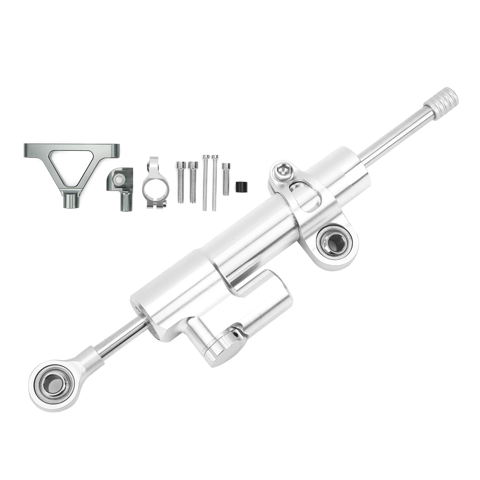 Keenso Motorcycle Steering Damper Stabilizer Bracket - Compatible with Kawasaki ZX-6R 2007-2008 Models | Reduces Wobble & Improves Handling for Street & Track Riding