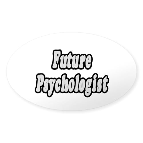 Clear - Future Psychologist Oval Sticker