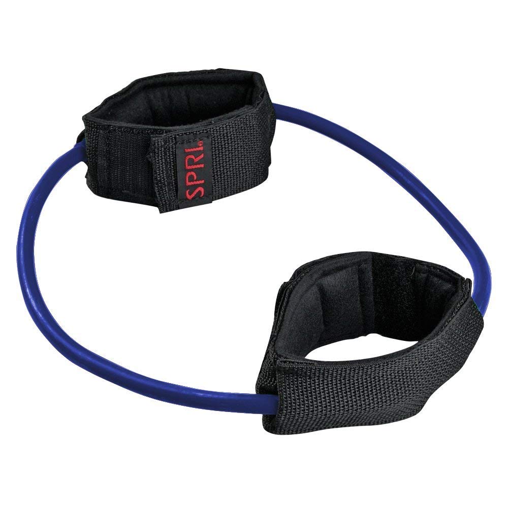 SPRI Xercuff Leg Resistance Band with Non-Slip Padded Ankle Cuffs - Adjustable Exercise Cord for Strength Training, Physical Therapy & Home Gym Workouts - Portable Fitness Equipment for Legs, Glutes & Hip Exercises